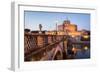 Rome, Lazio, Italy,Mausoleum of Hadrian,Castel Sant'Angelo-ClickAlps-Framed Photographic Print