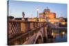 Rome, Lazio, Italy,Mausoleum of Hadrian,Castel Sant'Angelo-ClickAlps-Stretched Canvas
