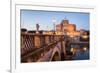 Rome, Lazio, Italy,Mausoleum of Hadrian,Castel Sant'Angelo-ClickAlps-Framed Photographic Print