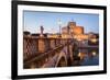 Rome, Lazio, Italy,Mausoleum of Hadrian,Castel Sant'Angelo-ClickAlps-Framed Photographic Print