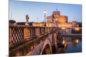 Rome, Lazio, Italy,Mausoleum of Hadrian,Castel Sant'Angelo-ClickAlps-Mounted Photographic Print