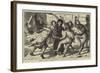 Rome, Maskers Surrounding a Priest at the Carnival-Edward Frederick Brewtnall-Framed Giclee Print