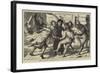 Rome, Maskers Surrounding a Priest at the Carnival-Edward Frederick Brewtnall-Framed Giclee Print