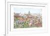 Rome, overview from the Borghese Gardens, 2013-Anthony Butera-Framed Giclee Print