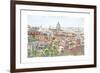 Rome, overview from the Borghese Gardens, 2013-Anthony Butera-Framed Giclee Print