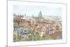 Rome, overview from the Borghese Gardens, 2013-Anthony Butera-Mounted Giclee Print