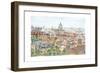 Rome, overview from the Borghese Gardens, 2013-Anthony Butera-Framed Giclee Print