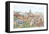 Rome, overview from the Borghese Gardens, 2013-Anthony Butera-Framed Stretched Canvas