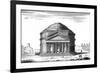 Rome, Pantheon C1760-null-Framed Art Print