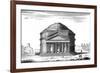 Rome, Pantheon C1760-null-Framed Premium Giclee Print