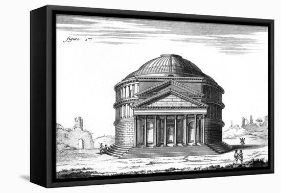 Rome, Pantheon C1760-null-Framed Stretched Canvas