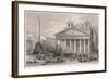 Rome, Pantheon C1835-null-Framed Art Print