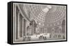 Rome, Pantheon Int C1840-null-Framed Stretched Canvas