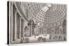 Rome, Pantheon Int C1840-null-Stretched Canvas