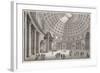 Rome, Pantheon Int C1840-null-Framed Art Print
