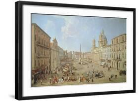 Rome, Piazza Navona-Gaspar van Wittel-Framed Giclee Print