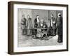 Rome. Pope Leo XIII Directs a Phonograph Message to the American Catholic People on the Occasion of-null-Framed Giclee Print