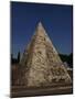 Rome, Pyramid of Cestius-null-Mounted Photographic Print