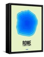 Rome Radiant Map 1-NaxArt-Framed Stretched Canvas