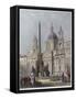 Rome, S'Agnese C1840-G B Moore-Framed Stretched Canvas