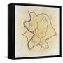 Rome's Aurelian Wall Plan, 271-279 Ad-null-Framed Stretched Canvas