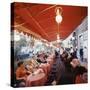 Rome's Cafe De Paris on Via Veneto, a Favorite After-Hours Sitting Spot for Natives and Tourists-Ralph Crane-Stretched Canvas