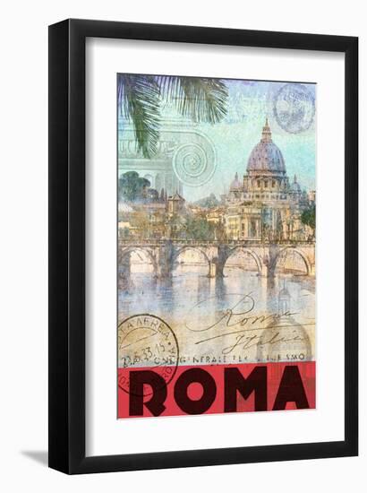 Rome, Saint Peter, Tiber River-Chris Vest-Framed Art Print