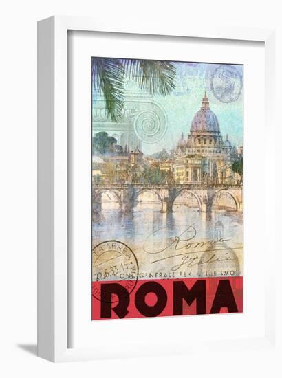 Rome, Saint Peter, Tiber River-Chris Vest-Framed Art Print