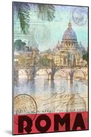 Rome, Saint Peter, Tiber River-Chris Vest-Mounted Art Print