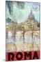 Rome, Saint Peter, Tiber River-Chris Vest-Mounted Art Print