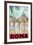 Rome, Saint Peter, Tiber River-Chris Vest-Framed Art Print