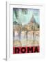 Rome, Saint Peter, Tiber River-Chris Vest-Framed Art Print