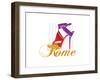 Rome Shoe-Elle Stewart-Framed Art Print