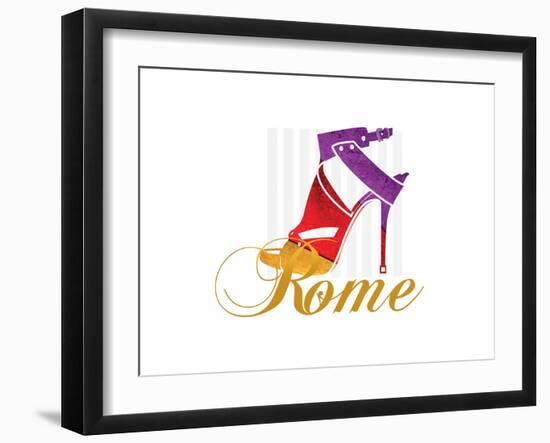 Rome Shoe-Elle Stewart-Framed Art Print