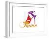 Rome Shoe-Elle Stewart-Framed Art Print