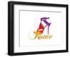 Rome Shoe-Elle Stewart-Framed Art Print