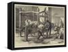 Rome, Shoeing Oxen Near the Temple of Vesta-null-Framed Stretched Canvas