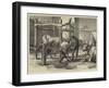 Rome, Shoeing Oxen Near the Temple of Vesta-null-Framed Giclee Print