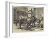 Rome, Shoeing Oxen Near the Temple of Vesta-null-Framed Giclee Print