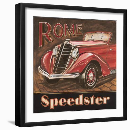 Rome Speedster-Gregory Gorham-Framed Art Print