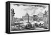 Rome, St. Peter's Square and St. Peter's Basilica, C.1747-78-Giovanni Battista Piranesi-Framed Stretched Canvas
