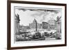 Rome, St. Peter's Square and St. Peter's Basilica, C.1747-78-Giovanni Battista Piranesi-Framed Giclee Print