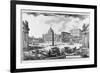 Rome, St. Peter's Square and St. Peter's Basilica, C.1747-78-Giovanni Battista Piranesi-Framed Giclee Print