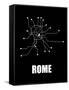 Rome Subway Map III-null-Framed Stretched Canvas