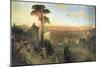 Rome, Sunset from the Convent of San Onofrio on Mount Janiculum, 1856-David Roberts-Mounted Giclee Print