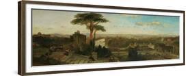 Rome, Sunset from the Convent of San Onofrio-David Roberts-Framed Giclee Print