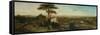 Rome, Sunset from the Convent of San Onofrio-David Roberts-Framed Stretched Canvas
