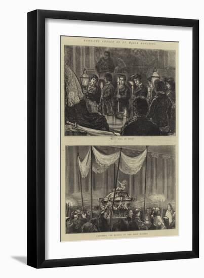 Rome, the Church of St Maria Maggiore-Francis S. Walker-Framed Giclee Print