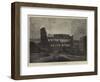 Rome, the Coliseum Illuminated-Charles Auguste Loye-Framed Premium Giclee Print