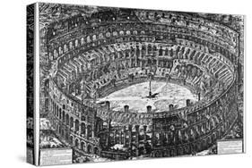 Rome, the Colosseum, C.1774-78-Giovanni Battista Piranesi-Stretched Canvas